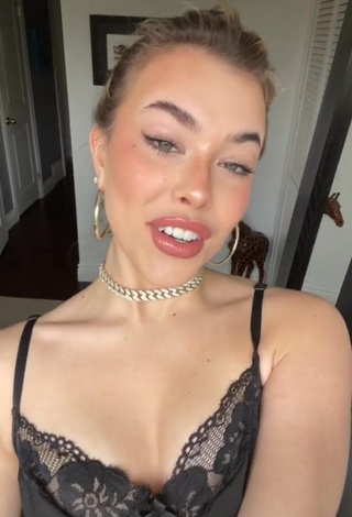 Cute Cynthia Parker in Black Top