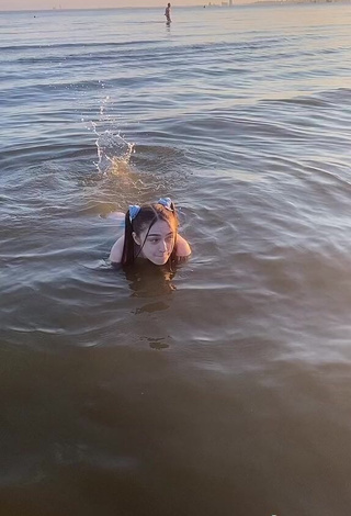 3. Hot frendtok in Blue Bikini in the Sea