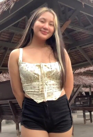 1. Sweet Vanessa Domingo in Cute Crop Top