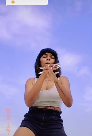 3. Sweetie Honey Perez in Grey Crop Top and Bouncing Tits