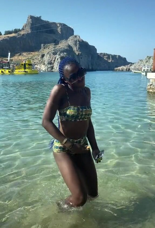 Sexy Oluwanifewa Agunbiade in Bikini in the Sea