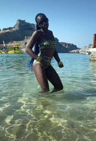 3. Sexy Oluwanifewa Agunbiade in Bikini in the Sea