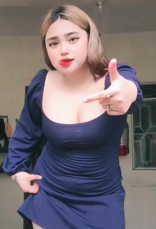 1. Sexy Joanne Duldulao in Blue Dress