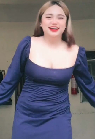 Sexy Joanne Duldulao in Blue Dress