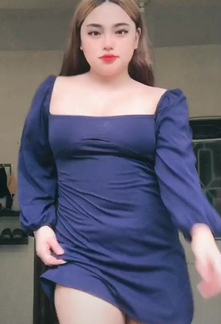 3. Sexy Joanne Duldulao in Blue Dress