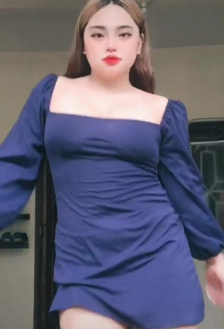 4. Sexy Joanne Duldulao in Blue Dress