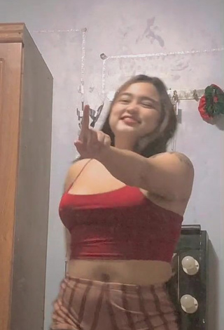 Sweetie Joanne Duldulao in Red Crop Top