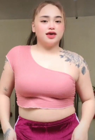 3. Erotic Joanne Duldulao in Pink Crop Top