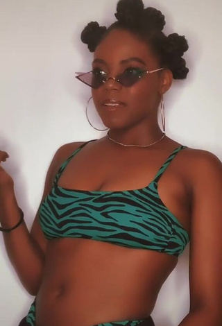 1. Hot Jordan Nata'e in Zebra Bikini