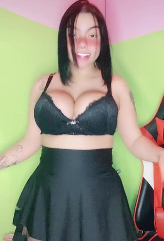 1. Hot Karniello in Black Skirt and Bouncing Big Tits