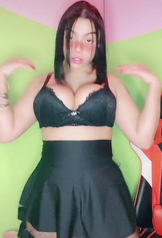 3. Hot Karniello in Black Skirt and Bouncing Big Tits