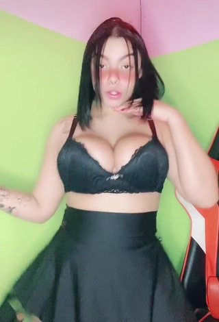 4. Hot Karniello in Black Skirt and Bouncing Big Tits