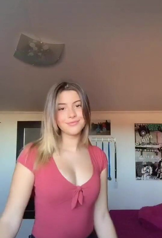 1. Hot Mafe Bertero in Pink Top and Bouncing Tits