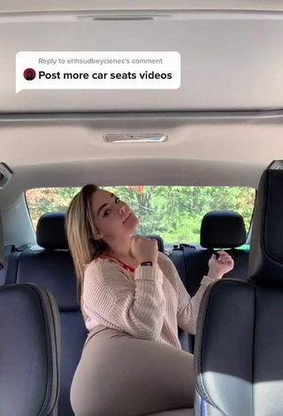 3. Breathtaking Makayla Weaver Shows Butt in a Car