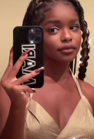 4. Hot Marsai Martin in Beige Crop Top