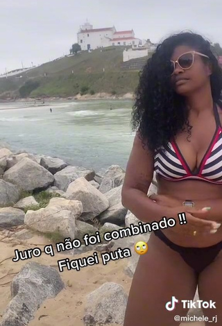 4. Sexy Michele Oliveira in Bikini at the Beach