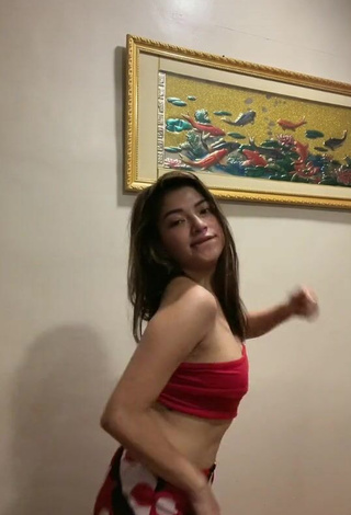 4. Hot Marylaine Amahit in Red Tube Top