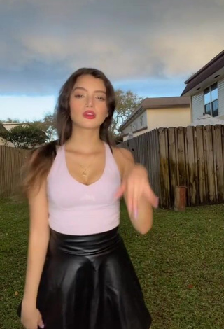 3. Sweet Paola Ruiz in Cute Pink Top and Bouncing Boobs