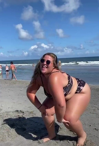 1. Sweet Sam Paige in Cute Bikini at the Beach and Bouncing Big Tits