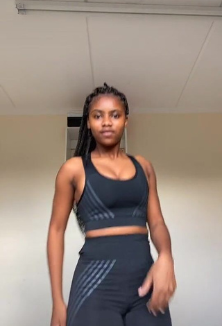 1. Sexy Sphokuhle.n in Grey Leggings