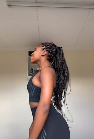 4. Sexy Sphokuhle.n in Grey Leggings