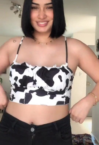 1. Desirable Valeria Figueroa in Crop Top