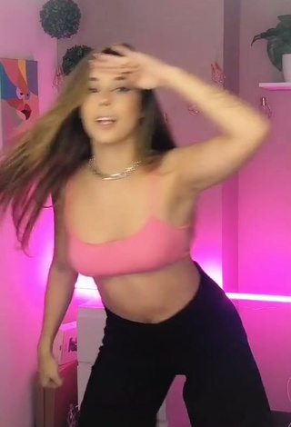 4. Sexy Valu in Pink Crop Top