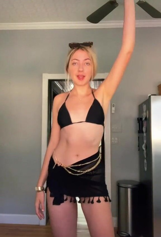 1. Cute Vikavids in Black Bikini Top