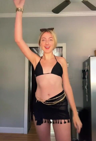 4. Cute Vikavids in Black Bikini Top