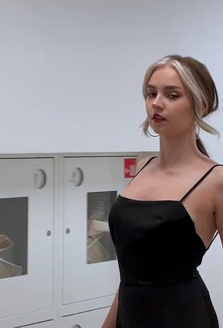 3. Hot Yuliya YULОVA in Black Dress