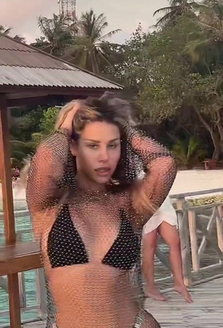 3. Sexy MIRAVI in Black Bikini at the Beach