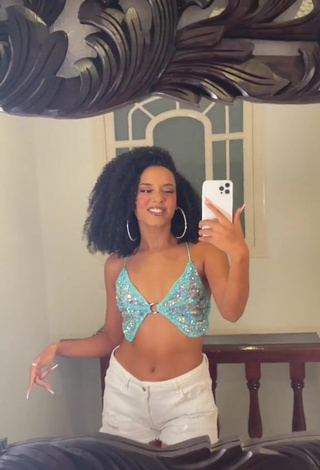 4. Cute Aina da Silva in Crop Top