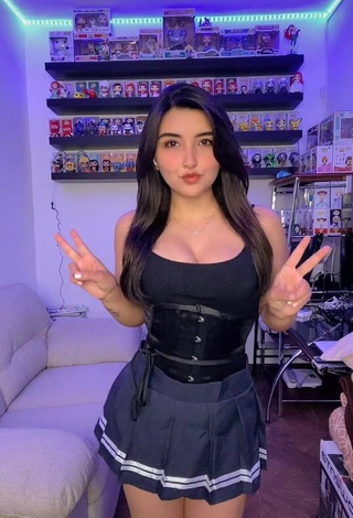 1. Beautiful Andyy Tok in Sexy Skirt