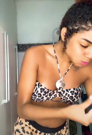 Pretty Angel Oficial in Leopard Bikini Top