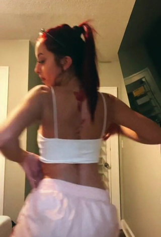 1. Sweetie Arianna Roman in White Crop Top