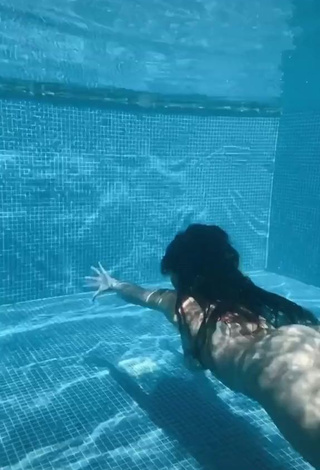 Cute Bianca Jesuino Shows Butt at the Pool