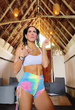 Hot Bárbara de Regil in White Sport Bra