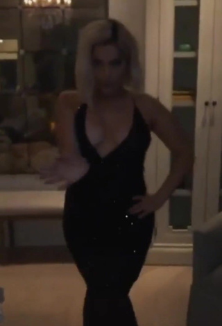 1. Hot Bebe Rexha in Black Dress