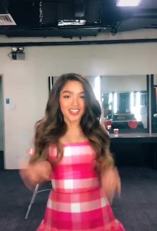 3. Hot Andrea Brillantes in Checkered Dress