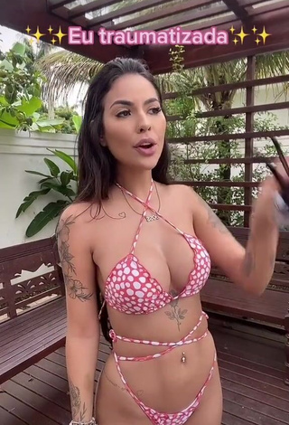 4. Sexy Pamella Fuego Shows Cleavage in Bikini