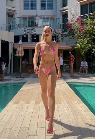 3. Elegant Charly Jordan in Bikini at the Pool