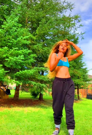 1. Sweetie Cassidy J in Turquoise Crop Top