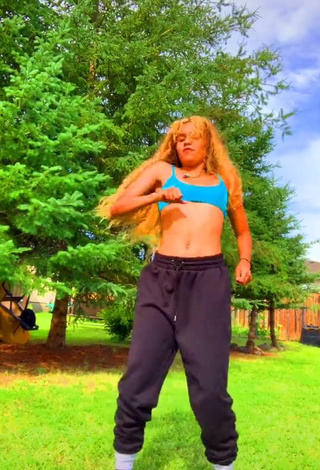 3. Sweetie Cassidy J in Turquoise Crop Top