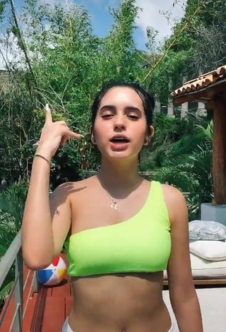 3. Sexy Dominik Elizabeth Reséndez Robledo in Lime Green Crop Top