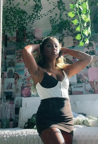 1. Hot Kenna Mo in Black Skirt