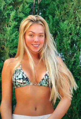 Beautiful Maeva Reichert Shows Cleavage in Sexy Bikini Top