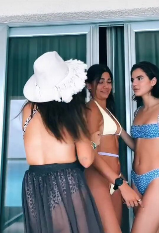 4. Manu Barrios in Nice White Bikini