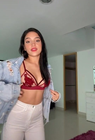 1. Sexy Mariam Obregón in Red Bra