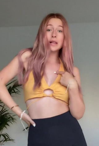 4. Desirable Marie-Sophie in Crop Top