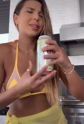 1. Sexy Natalia Garibotto Shows Cleavage in Bikini Top (Underboob, Side Boob)